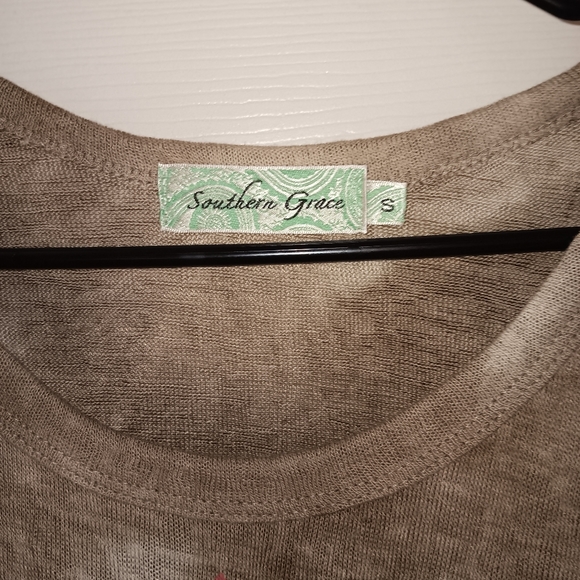 SOUTHERN GRACE ladies short dress with fringe. Size Small - Picture 4 of 5